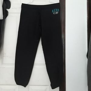 Black sweatpant joggers